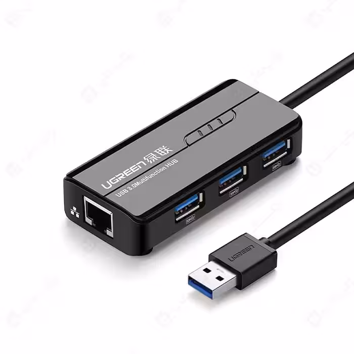 هاب 3 پورت USB 3.0 با پورت LAN یوگرین مدل 20265
