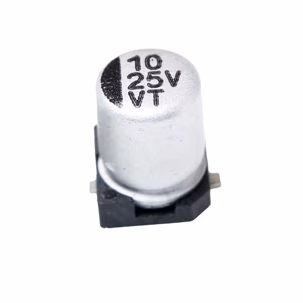 خازن SMD الکترولیت 10 میکرو فاراد 25 ولت