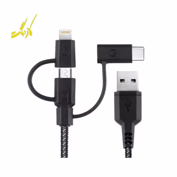 کابل تبدیل 3 در 1 انرجیا Energea Nylotough با طول 1.5 متر