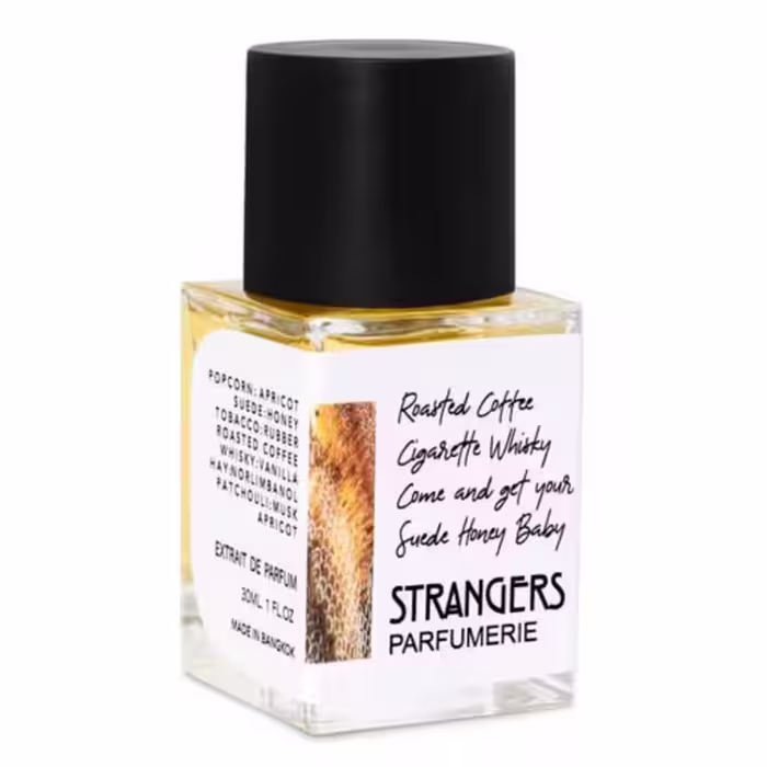 عطر Roasted Coffee Cigarette Whisky Come And Get Your Suede Honey Baby از برند Strangers Parfumerie
