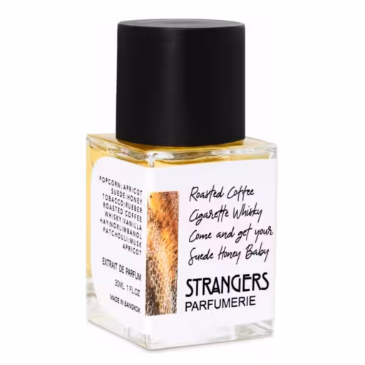 عطر Roasted Coffee Cigarette Whisky Come And Get Your Suede Honey Baby از برند Strangers Parfumerie