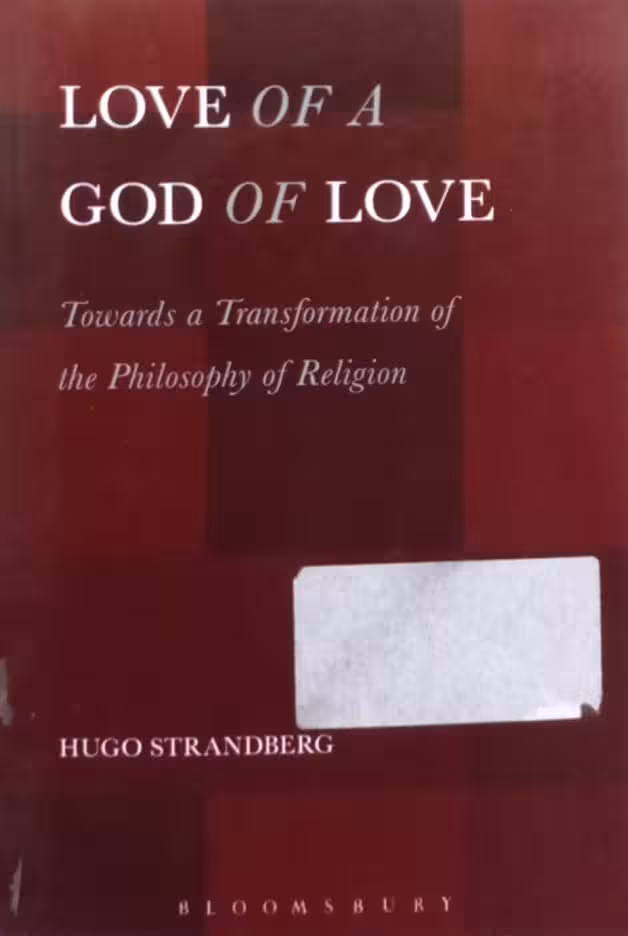 Love of a God of Love | Hugo Strandberg