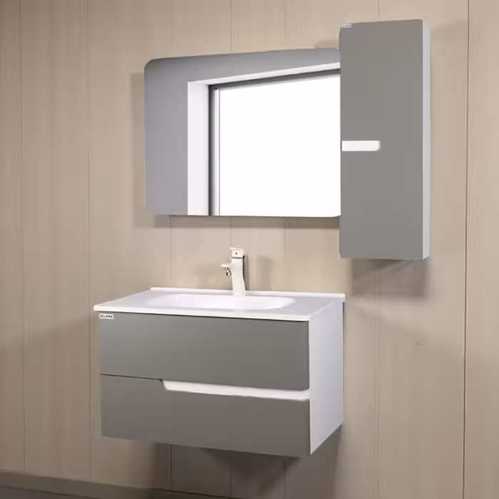 ست کابینت و روشویی دلفین مدل R26-Gn به همراه آینه و باکس | سبز لجنی | گارانتی اصالت و سلامت فیزیکی کالا