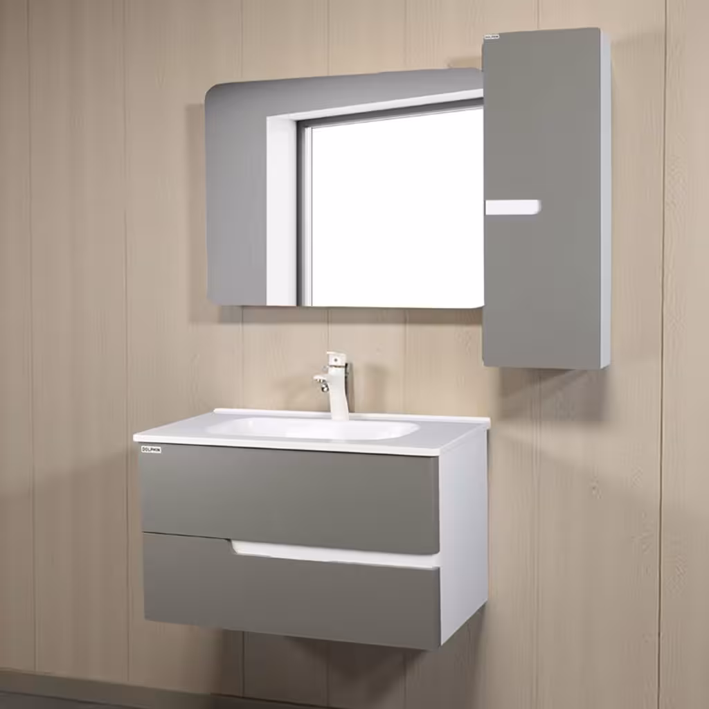 ست کابینت و روشویی دلفین مدل R26-Gn به همراه آینه و باکس | سبز لجنی | گارانتی اصالت و سلامت فیزیکی کالا
