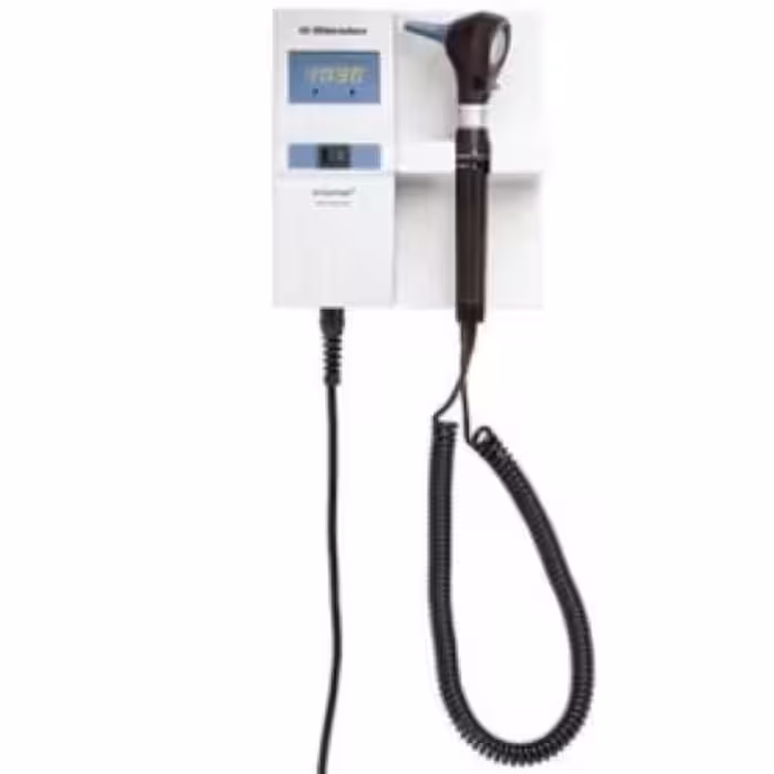 پنل ست معاینه دیواری دارای یک دسته مدل Ri-Former با نور هالوژن 3/5‌ ولت