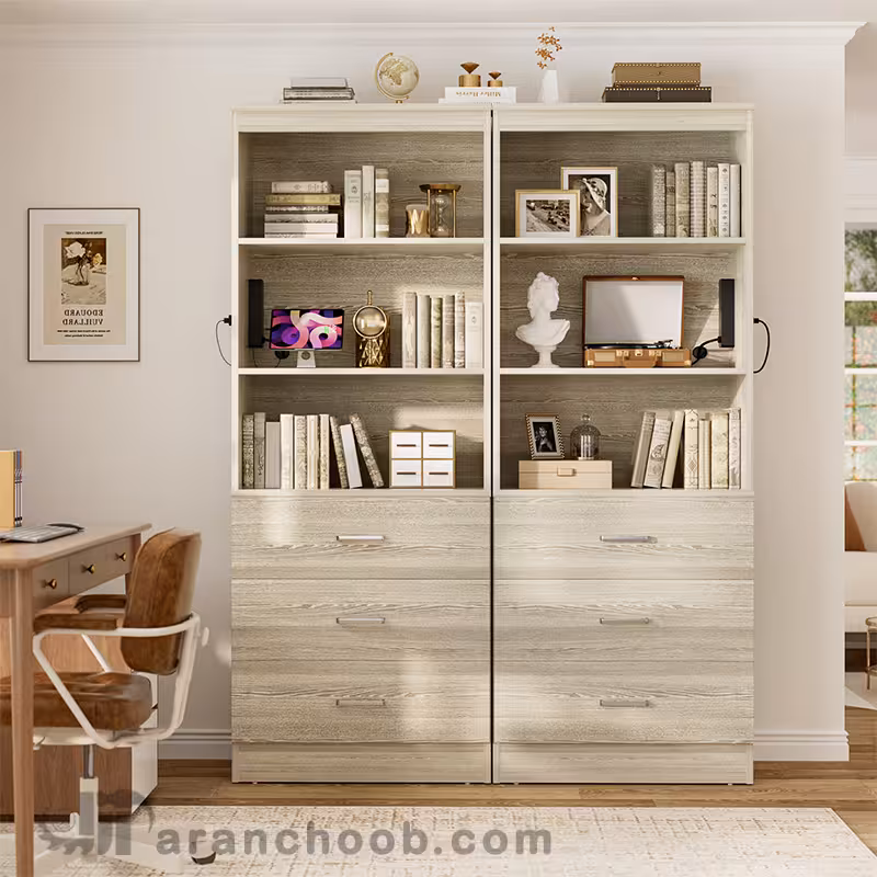 کتابخانه چوبی