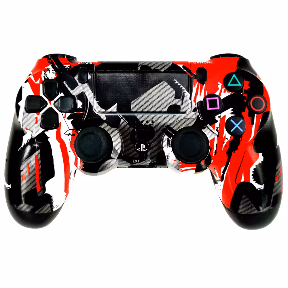 دسته PS4 طرح Blade Carbon برد اصلی