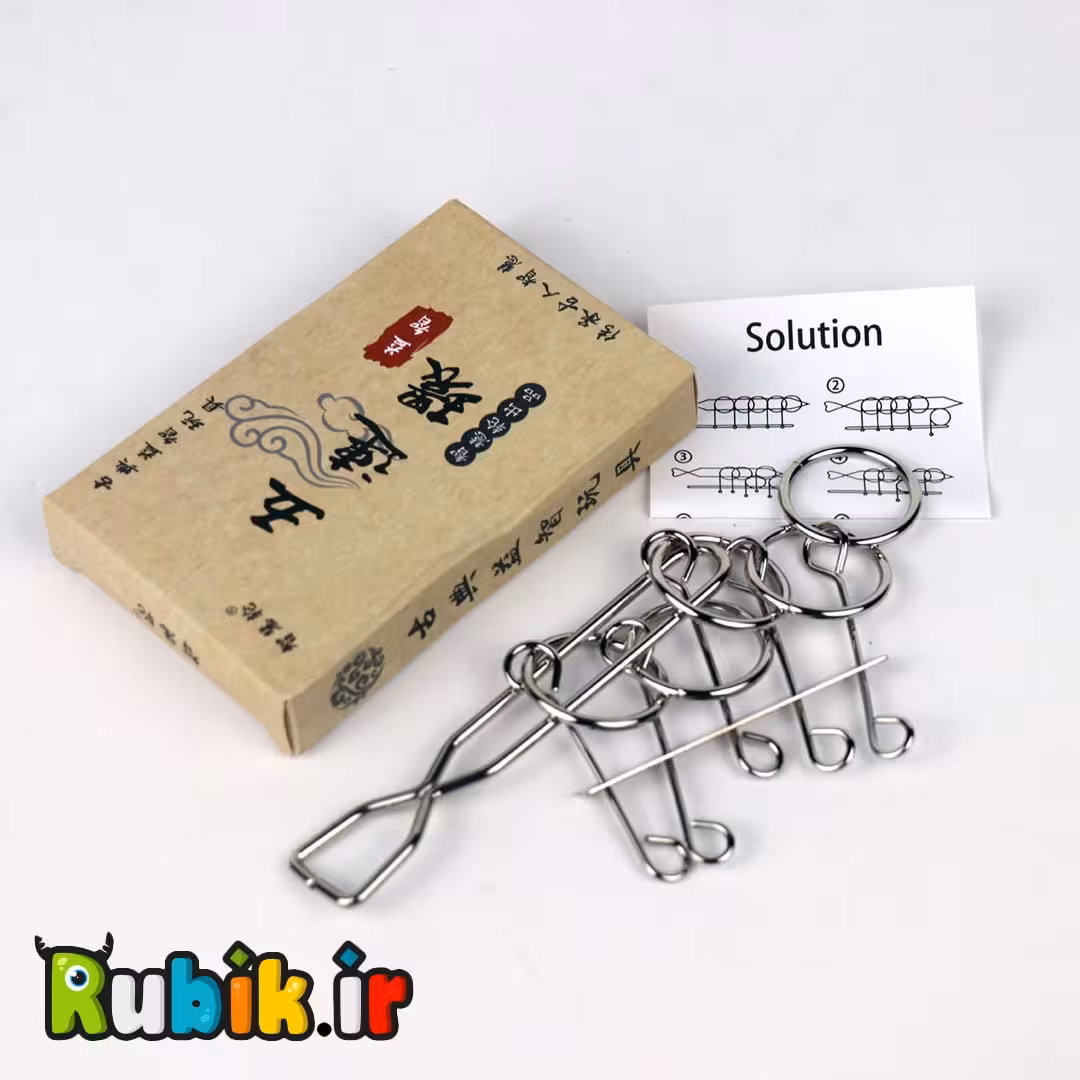 متال پازل 5 سری Five Serial Metal Puzzle