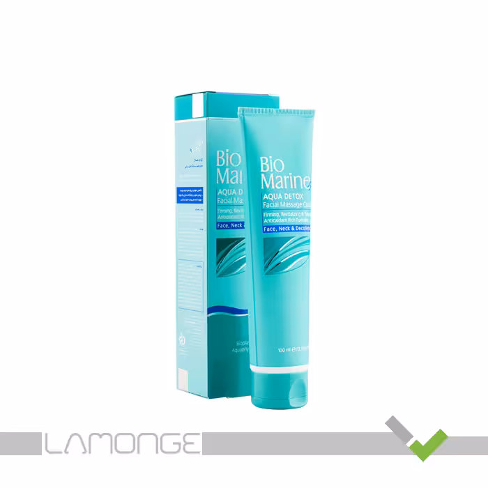 کرم ماساژ صورت و گردن بایومارین حجم 100 میلی لیتر