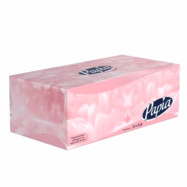 دستمال کاغذی جعبه ای پاپیا – 300برگ
