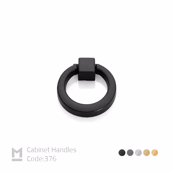 دستگیره تک پیچ ملونی 376 - یراقینو فروش یراق آلات کابینت و درب