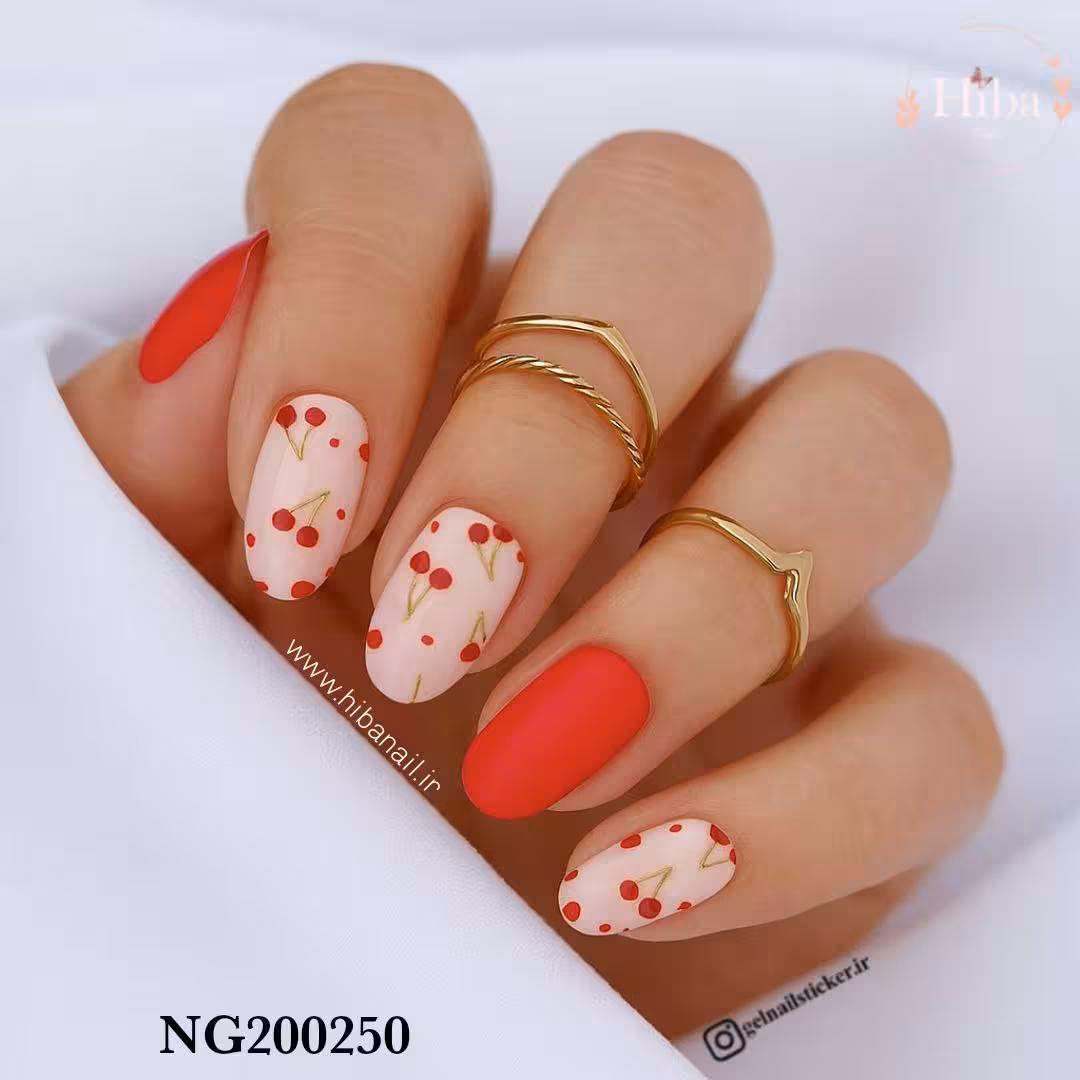 استیکر ژله ای کاشت ناخن (نیل رپ)_کد NG200250