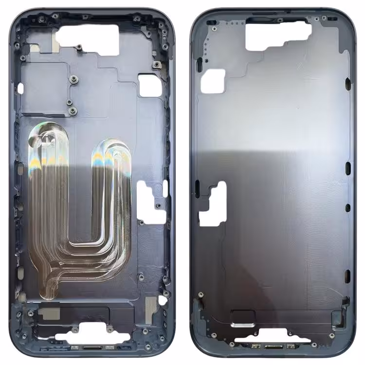 For iPhone 17 Middle Frame Bezel Plate (Blue) | فریم میانی آیفون 17 (آبی)