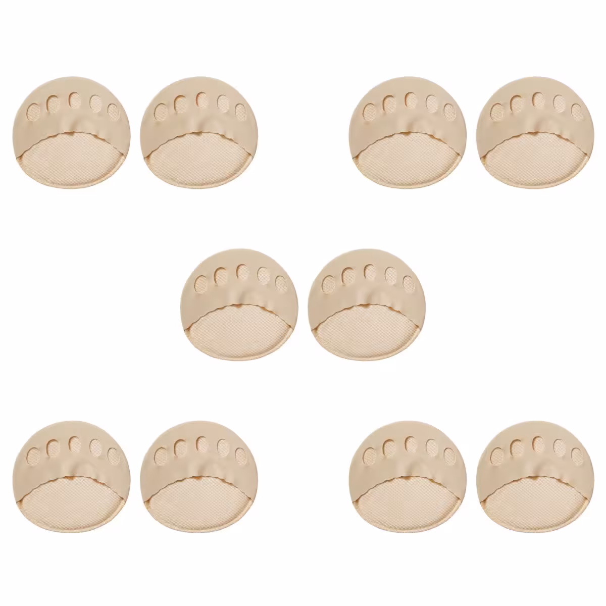 پد زیر پنجه پا مدل انگشتی کد 4659 بسته 5 جفتی