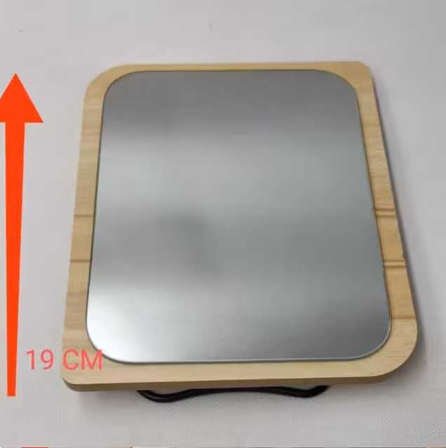 آینه چوبی پایه دار متوسط 1015 (پست پیشتاز پس کرایه)