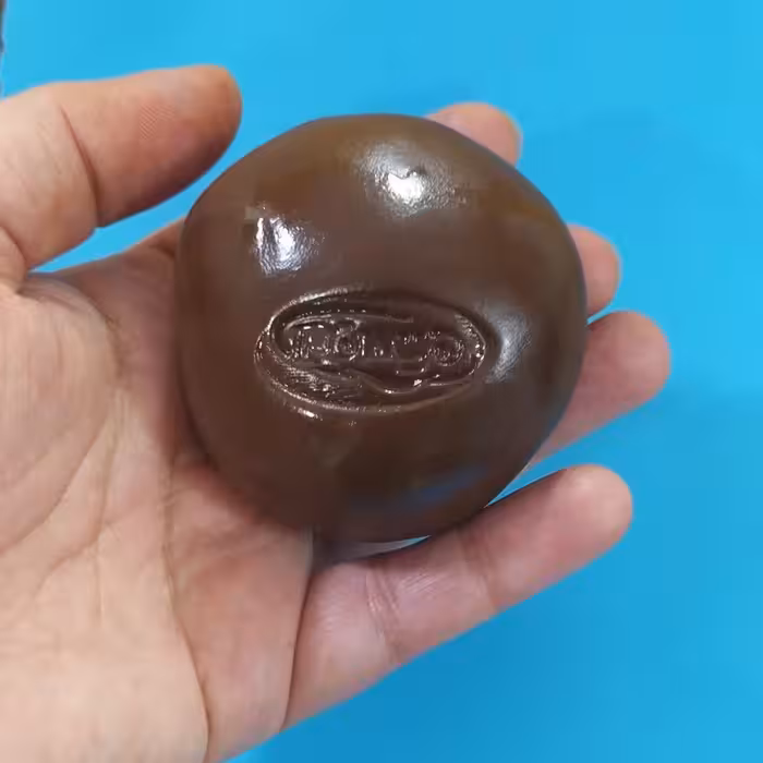 خمیر مجسمه سازی توناژ قهوه ای شکلات تلخ وزن 100 گرم خمیر  ایتالیایی هواخشک 