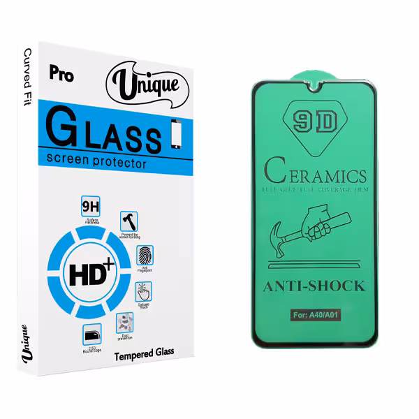 محافظ صفحه نمایش سرامیکی یونیک مدل  Clear مناسب برای گوشی موبایل سامسونگ Galaxy A01