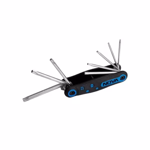 مجموعه آچار ستاره ای تاشو 1140 نووا (8 عددی)