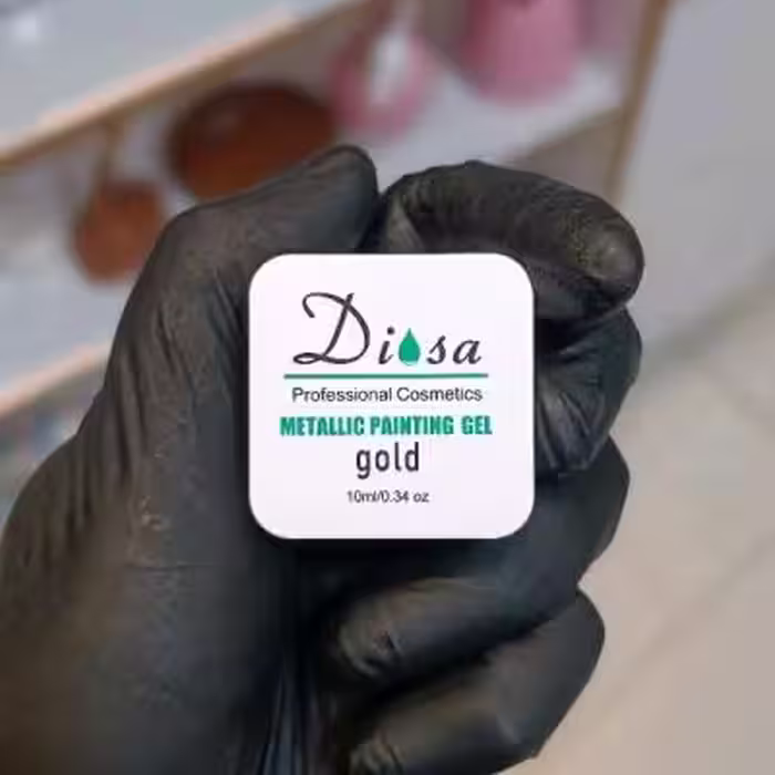متالیک ژل طلایی 10 میل DIOSA