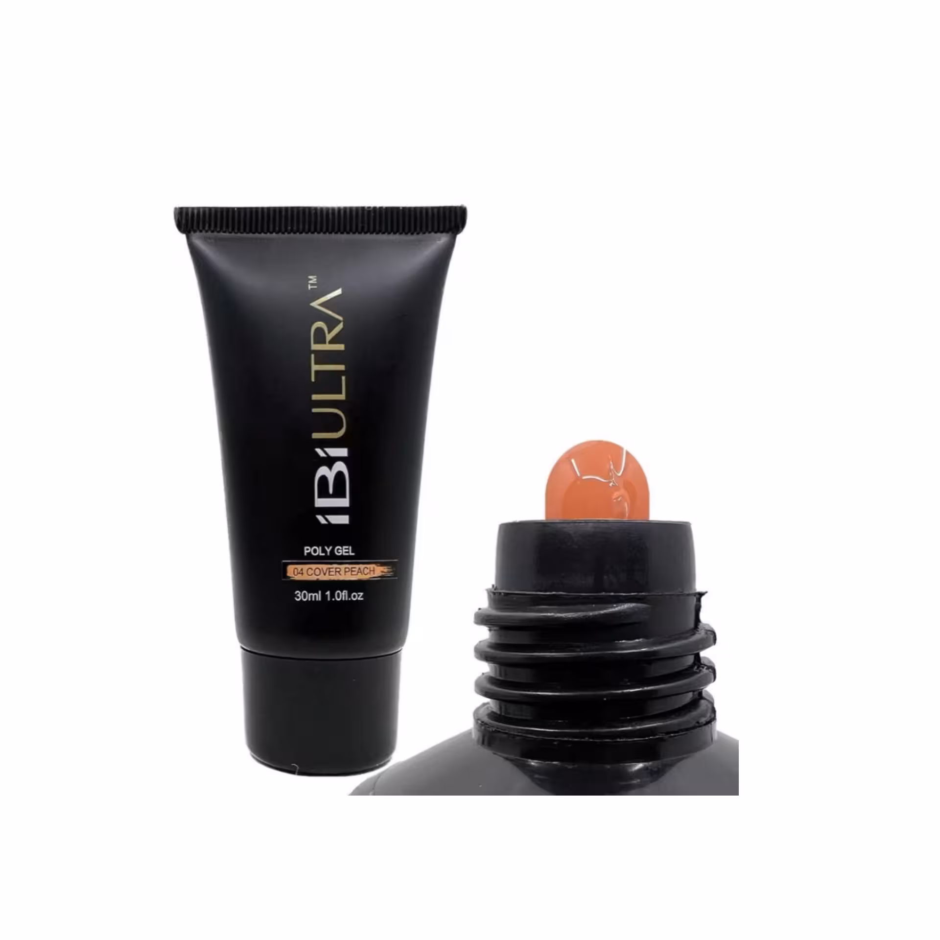 پلی ژل کاشت ناخن آی بی آی هلویی COVER PEACH 04