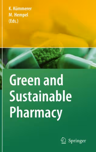 خرید و دانلود نسخه کامل کتاب Green and Sustainable Pharmacy