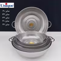 ست آبکش 5 تایی استیل یونیک مدل پانچی بزرگ