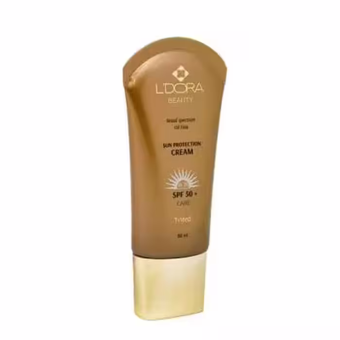 کرم ضد آفتاب SPF50 رنگی و فاقد چربی حجم 50 میلی لیتر