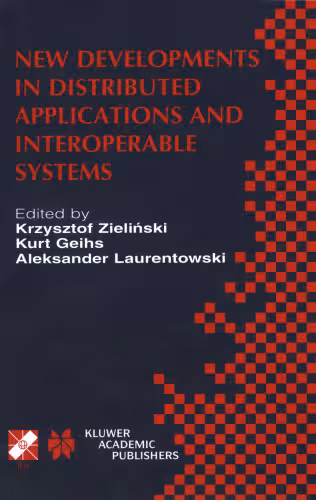 خرید و دانلود نسخه کامل کتاب New Developments in Distributed Applications and Interoperable Systems