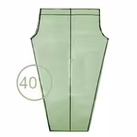 الگوی شلوار کشی تک سایز 40