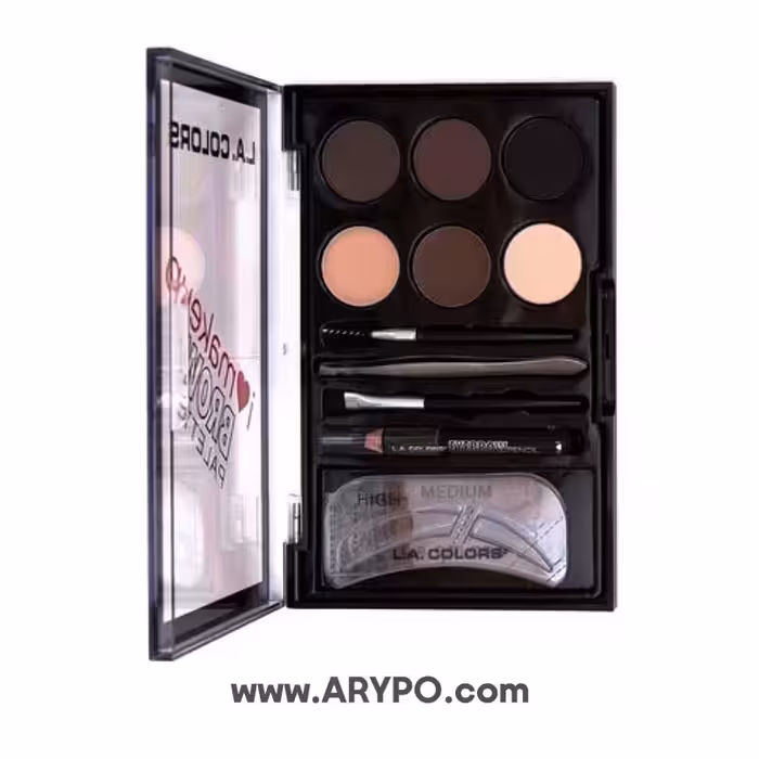 پالت سایه ابرو ال ای گرل مدل L.A.COLORS