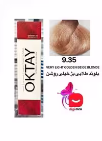 رنگ موی اکتای طیف بژ طلایی شماره 9.35 بلوند طلایی بژ خیلی روشن