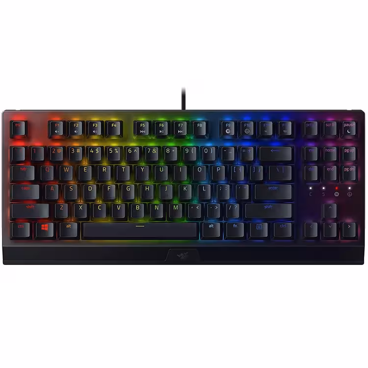 کیبورد ریزر Razer Blackwidow v3 TKL Yellow