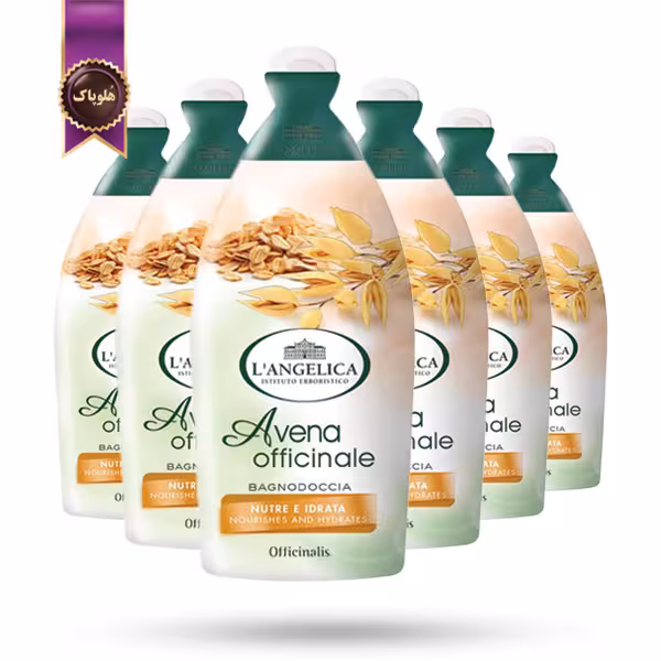 6 عدد ژل شستشوی بدن ل‌آنژلیکـا L’Angelica مدل عصاره جو دوسر Avena Officinale حجم 500 میلی لیتر (اورجینال)