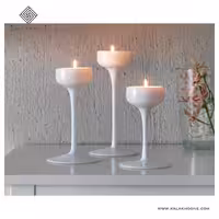 شمعدان سفید ایکیا مدل Blomster