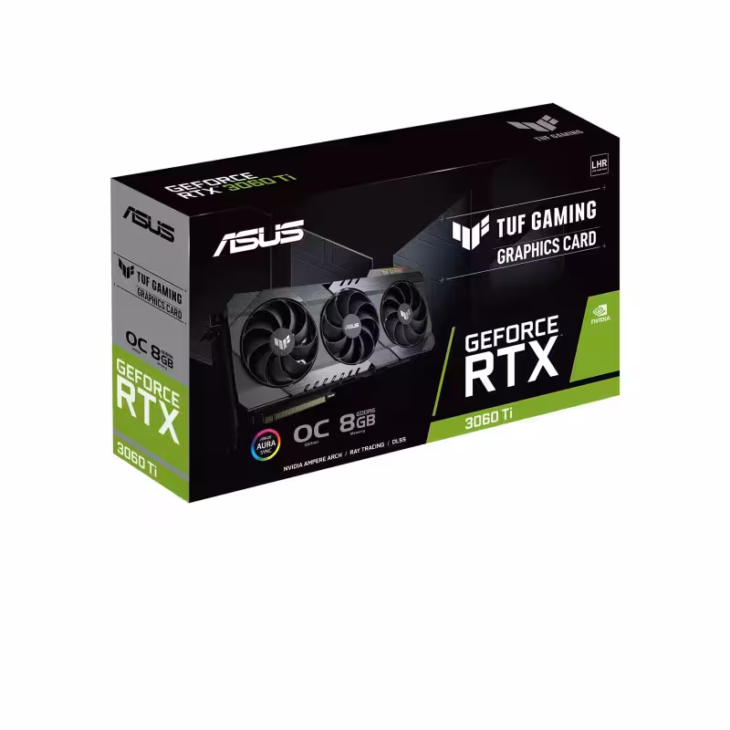 کارت گرافیک ایسوس مدل TUF RTX 3060TI OC 8G Gaming
