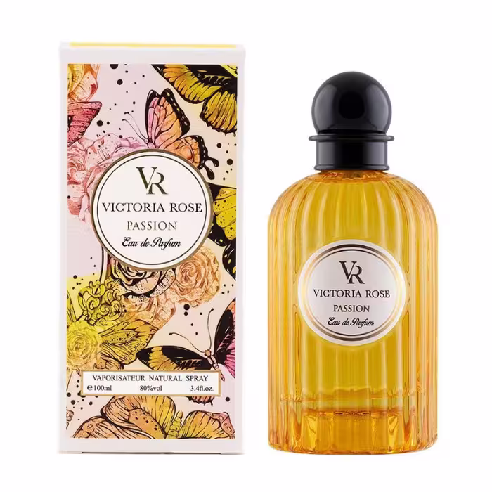 ادوپرفیوم زنانه ویکتوریا رز Victoria Rose مدل Passion حجم 100 میلی‌لیتر - نگین عطر