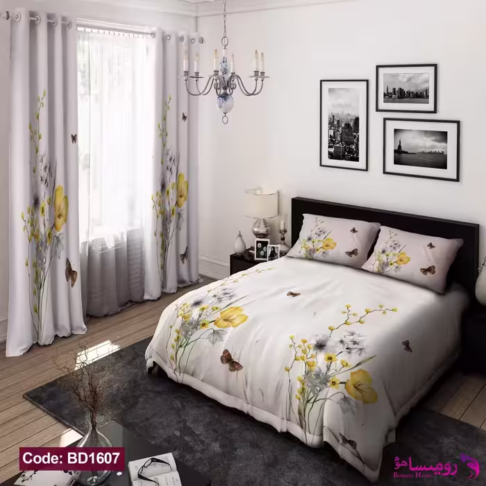 روتختی طرح گل و پروانه برند دکو کد BD1607