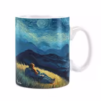 ماگ راویتا طرح عاشقانه ونگوک Van Gogh Love کد 3813