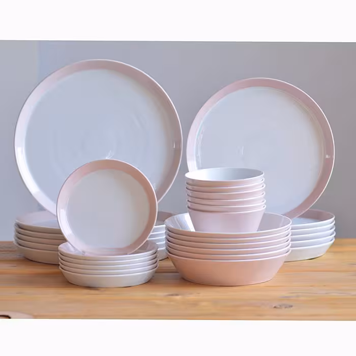 ست غذاخوری فرم اس صورتی