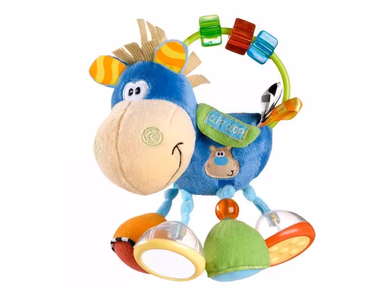 عروسک اسب آبی حلقه و مهره  playgro كد 101145