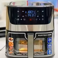 سرخکن اصلی سیلور کرست بزرگ استیل اصل گریل دیجیتال 12مدل غذا غذاسال سخاری فروشگاه دبی لنج