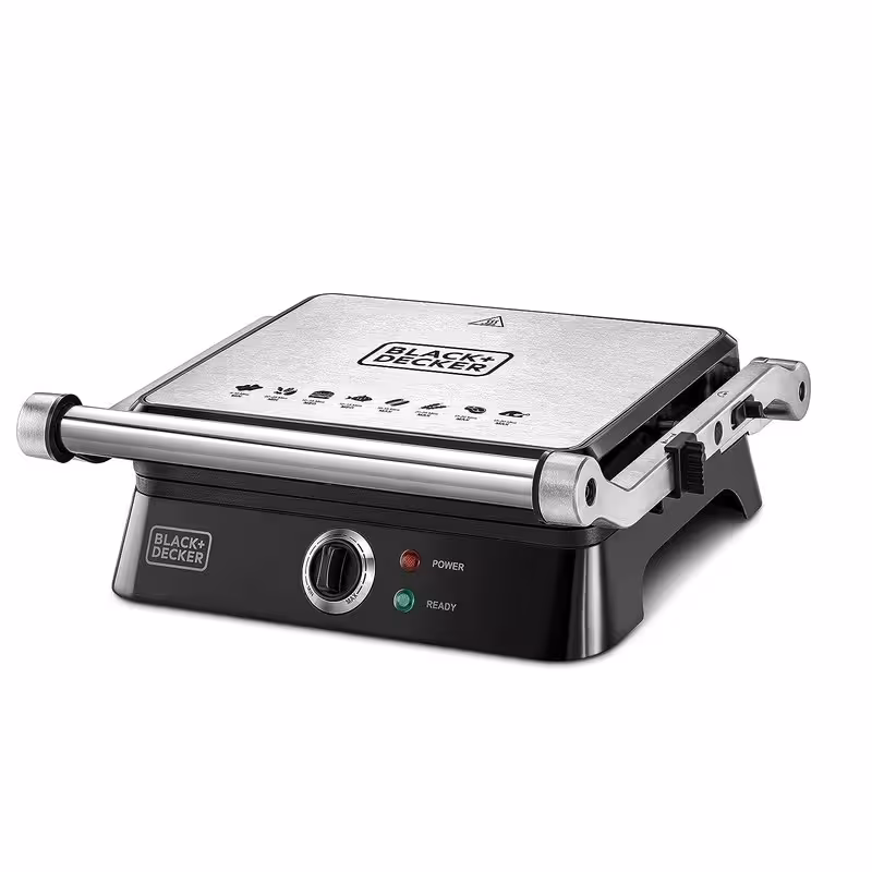 گریل بلک اند دکر مدل CG1400 با بدنه استیل ضد زنگ