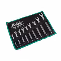 ست آچار 9 عددی یک سر تخت یک سر رینگی پروسکیت ProsKit HW-6509B
