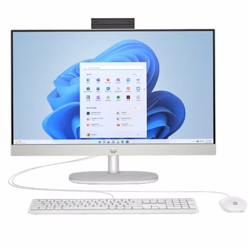 خرید و قیمت کامپیوتر آل ‌این ‌وان اچ ‌پی 24 اینچی مدل HP 24-CR0307NH i5 8GB 512GB SSD Intel UHD