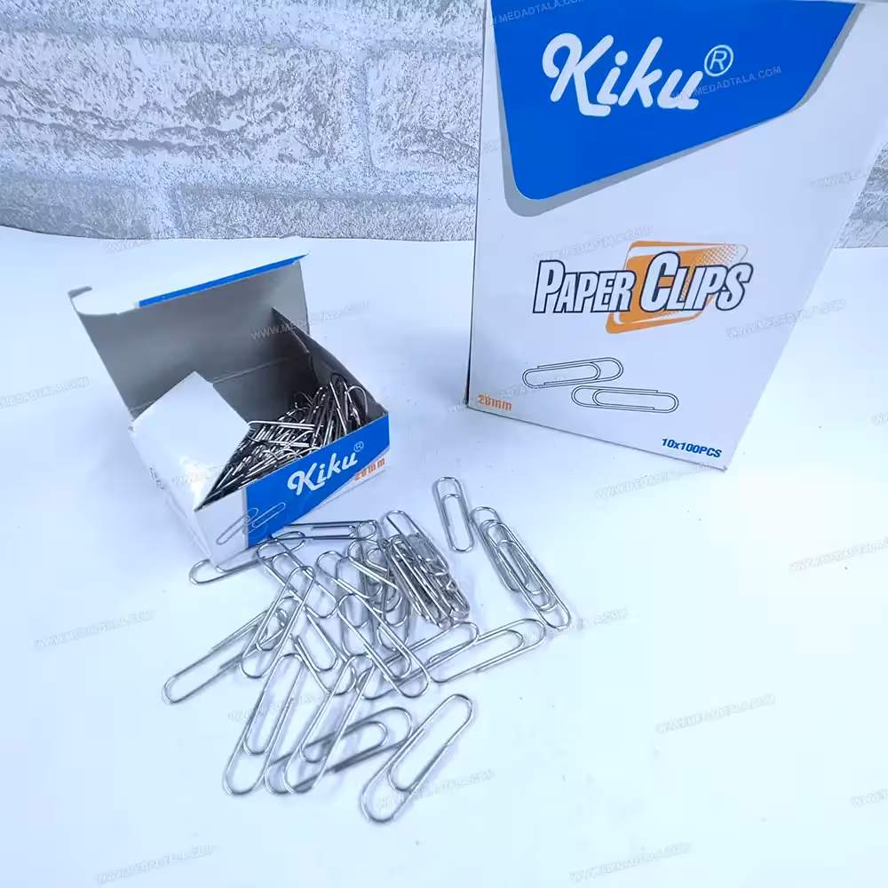 گیره کاغذ کیکو 28 میلیمتری بسته 100 عددی Kiku