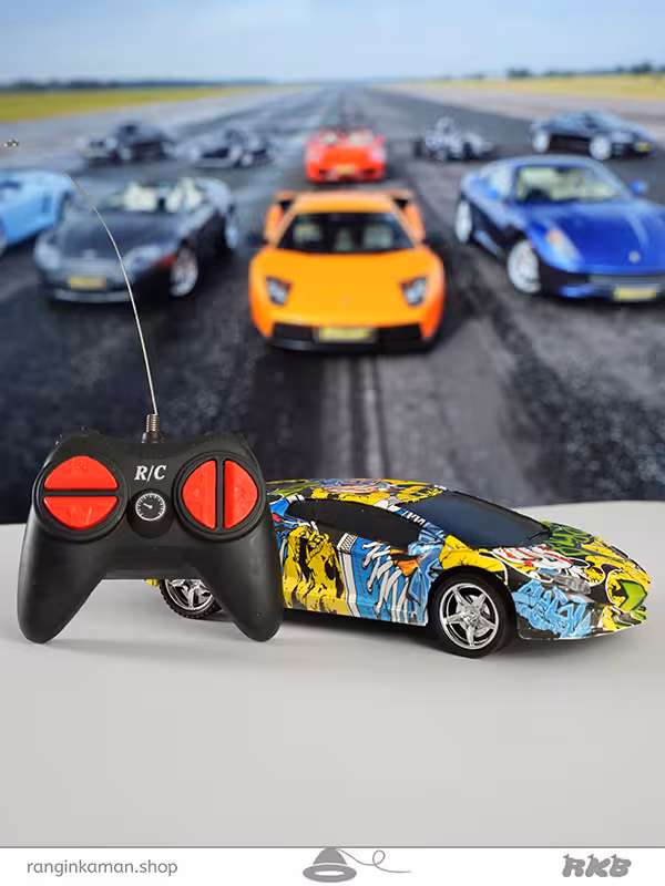 ماشین کنترلی آبرنگی Color control car toy