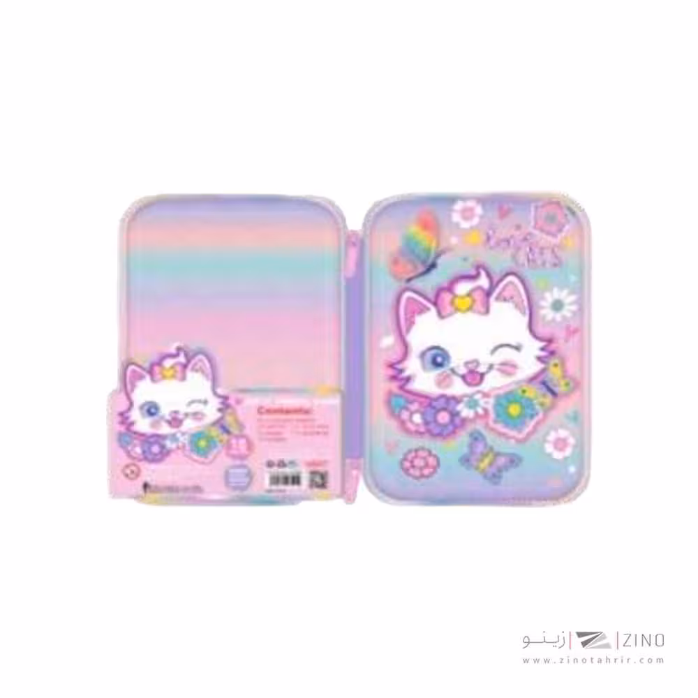 جامدادی تک زیپ هارد باکس وست گربه کدU2109A-6