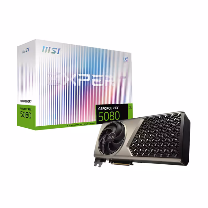 کارت گرافیک ام اس آی مدل GeForce RTX 5080 EXPERT OC 16G