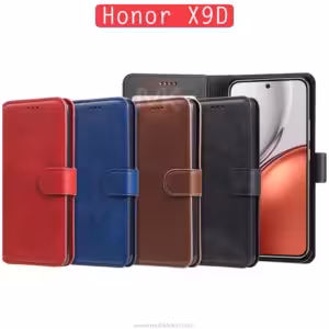 کیف محافظ Folio Magnetic Flip Leather Case | Honor X9D