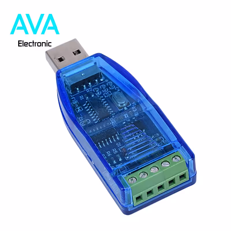 ماژول مبدل USB به سریال RS485 با تراشه CH340